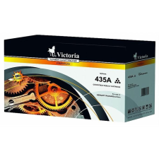 VICTORIA 435 Lézertoner LaserJet P1005, P1006 nyomtatókhoz, VICTORIA fekete, 1,5k nyomtatópatron & toner
