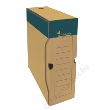 VICTORIA Archiváló doboz, A4, 100 mm, karton, VICTORIA, natúr (IDVAD10N) irattartó