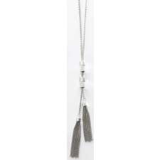  Victoria Ezüst színű fehér köves nyaklánc nyaklánc