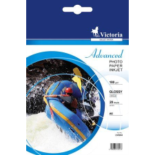 VICTORIA Fotópapír "Advanced" tintasugaras 10x15cm 180g 20db fényes (LVIG04) (LVIG04) fotópapír