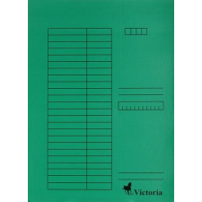 VICTORIA Gyorsfűző, karton, A4, VICTORIA, zöld lefűző