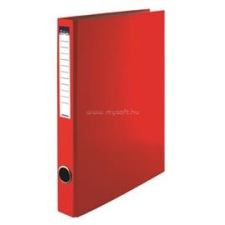 VICTORIA Gyűrűs könyv, 2 gyűrű, 35 mm, A4, PP/karton, piros (CW_37050) gyűrűskönyv