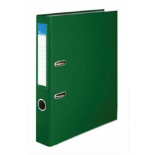 VICTORIA Iratrendező, 50 mm, A4, PP/karton, élvédő sínnel, VICTORIA, "Basic", zöld gyűrűskönyv