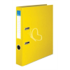 VICTORIA Iratrendező, 50 mm, A4, PP/karton, élvédő sínnel, VICTORIA, "Basic", sárga