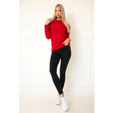 Victoria Moda Kardigán - Piros - S/M női pulóver, kardigán