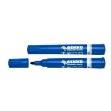 VICTORIA OFFICE Alkoholos marker, 1-3 mm, kúpos, VICTORIA OFFICE, &quot;Gekko&quot;, kék filctoll, marker