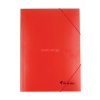 VICTORIA OFFICE Gumis mappa, karton, A4, VICTORIA OFFICE, piros