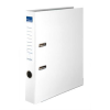 VICTORIA OFFICE Iratrendező, 50 mm, A4, PP/karton, élvédő sínnel, VICTORIA OFFICE, "Basic", fehér