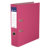 VICTORIA OFFICE Iratrendező, 75 mm, A4, PP/karton, VICTORIA OFFICE, "Basic", rózsaszín