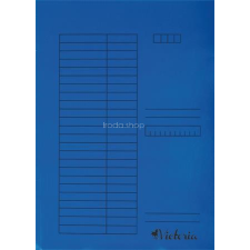VICTORIA OFFICE Pólyás dosszié, karton, A4, VICTORIA OFFICE, kék mappa