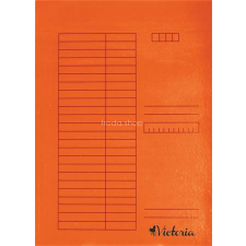 VICTORIA OFFICE Pólyás dosszié, karton, A4, VICTORIA OFFICE, narancs mappa
