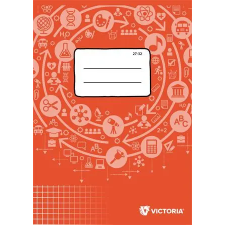 VICTORIA PAPER Füzet, tűzött, A5, kockás, 32 lap, VICTORIA PAPER Circle "27-32" füzet