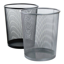 VICTORIA papírkosár fémhálós fekete (IVIC08 / L5001 BLACK) (L5001 BLACK) fémhálós tároló