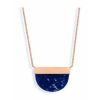  Victoria Rose gold színű kék mintás nyaklánc