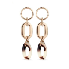 VICTORIA rose gold színű színes fülbevaló lánc fülbevaló