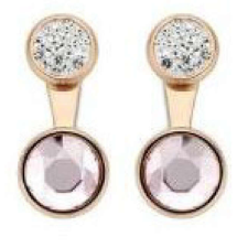 VICTORIA Rose gold színű színes köves fülbevaló fülbevaló