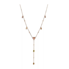 VICTORIA Rose gold színű színes köves nyaklánc nyaklánc