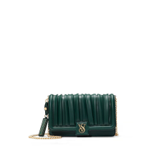 Victoria's Secret Táska, Victoria's Secret, The Victoria Mini Crossbody Bag, Black Ivy Pleated
