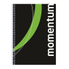 VICTORIA Spirálfüzet, A4, sima, 90 lap, perforált, lyukasztott, VICTORIA, "Momentum" (ISVFS90S)