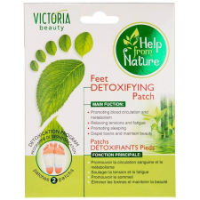 VICTORIA VICTORIA Talp tapasz - Méregtelenítő , Vérkeringést fokozó 2db/cs arcpakolás, arcmaszk