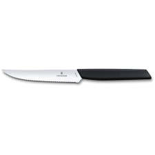 Victorinox Steak, Swiss Modern, 12 cm, fekete kés és bárd