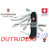  Victorinox Swiss Outrider Jobb És Bal Kezes Fekete Zsebkés, Svájci Bicska 0.8513.3