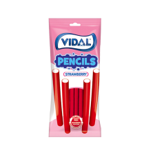 Vidal Vidal gumicukor strawberry pencils 90 g reform élelmiszer