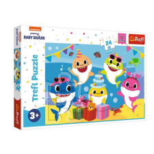 Vidám Baby Shark maxi puzzle - 24 darabos puzzle, kirakós