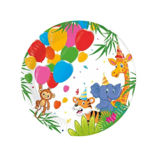 Vidám dzusngel mintás papírtányér 8db-os szett 20cm party kellék