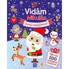  - Vidám Mikulás - Matricás foglalkoztatókönyv - több mint 100 varázslatos matricával egyéb könyv