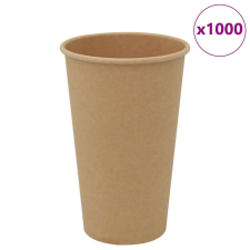 vidaXL 1000 db barna papír kávéscsészék 16oz 400ml party kellék