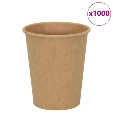 vidaXL 1000 db barna papír kávéscsészék 8oz 200ml party kellék
