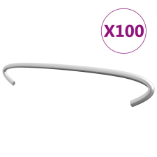 vidaXL 100 db horganyzott acél gabionhorog 20 cm kerti dekoráció