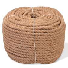 vidaXL 100% juta kötél 6 mm 500 m kábel és adapter