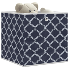 vidaXL 10 db kék nem szőtt szövet összecsukható tárolódoboz 32x32x32cm bútor