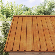 vidaXL 12 db rozsda színű corten acél tetőpanel 100x44 cm építőanyag