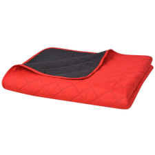 vidaXL 131553 Double-sided Quilted Bedspread Red and Black 220x240 cm lakástextília