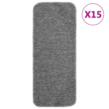vidaXL 15 db szürke csúszásmentes lépcsőszőnyeg 60 x 25 cm lakástextília