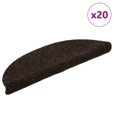 vidaXL 20 db barna öntapadó lépcsőszőnyeg 56 x 17 x 3 cm lakástextília