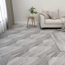 vidaXL 20 db szürke csíkos öntapadó PVC padlólap 1,86 m² dekorburkolat