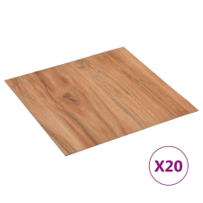 vidaXL 20 db világos fa öntapadó PVC padlólap 1,86 m² dekorburkolat