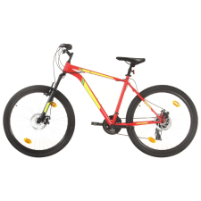 vidaXL 21 sebességes piros mountain bike 27,5 hüvelykes kerékkel 42 cm mtb kerékpár
