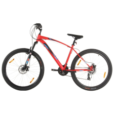 vidaXL 21 sebességes piros mountain bike 48 hüvelykes kerékkel 48 cm mtb kerékpár
