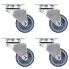 vidaXL 24 db dupla kerekes önbeálló görgő 50 mm szerszámkészlet