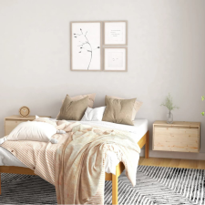 vidaXL 2 darab tömör fenyőfa faliszekrény 60 x 30 x 35 cm bútor