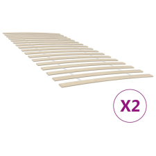 vidaXL 2 db 34 léces ágyrács 90x200 cm ágy és ágykellék