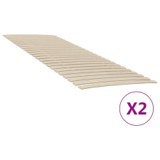 vidaXL 2 db 48 léces ágyrács 80x200 cm ágy és ágykellék