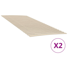 vidaXL 2 db 48 léces ágyrács 90x200 cm ágy és ágykellék