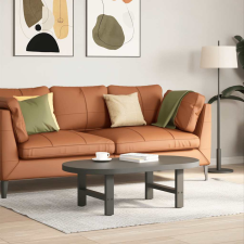 vidaXL 2 db antracitszürke acél dohányzóasztal láb 50x(30-31) cm bútor