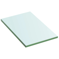 vidaXL 2 db átlátszó üveg paneles polc 20 x 12 cm (3051542) bútor